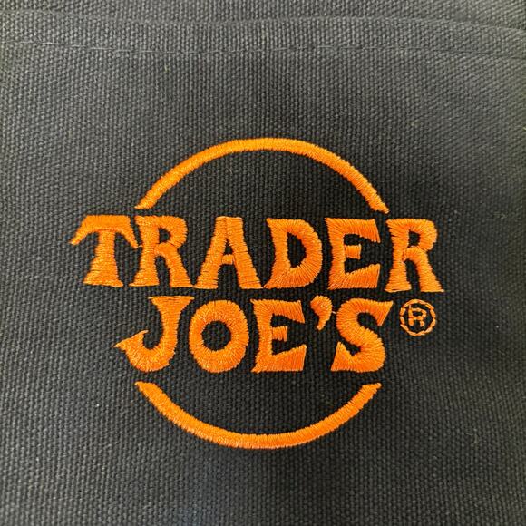LOT 2x — Trader Joe’s Canvas MINI Tote Bag — Halloween 2025 Black Orange Set NWT - Picture 6 of 6
